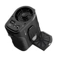 thumbnail image 4 of Ventilador de collar, ventilador portátil de manos libres, ventilador personal para acampar, ventilador de cintura con clip para el hogar Negro 8000mAh, 4 of 7