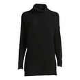 thumbnail image 5 of Time and Tru Women's Rib Roll Neck Tunic, Sizes XS-3XL, 5 of 5