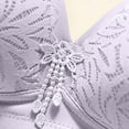thumbnail image 5 of ALLLIST Womens Bras Silver Wirefree Embroidery Bralette Cozy T Shirt Ladie Bras Size S-3XL, 5 of 6
