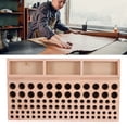 thumbnail image 1 of Soporte de Herramientas de Artesanías, Soporte de Cuero de Madera Regalo Multipósito Fácil de Almacenamiento Alta Resistencia Para Sostener Estampillas, 1 of 7