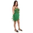 thumbnail image 3 of HPO Adult Women's Beauty Costume | Green Color Cosplay Costume, 3 of 7