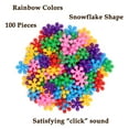 TOYLI Building Discs Set 100Piece, Multicolored Interlocking