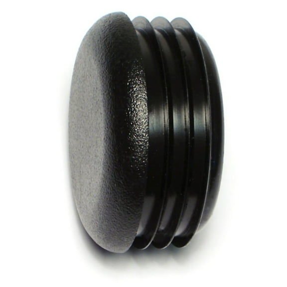 1-3/4" Black Plastic Round Cap Plugs FTIP-105 (2 pcs.)