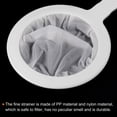 thumbnail image 4 of Uxcell 9"x6" 400 Mesh Food Filter Strainer Kitchen Fine Mesh Sieve Strainers with Handle White 3 Pack, 4 of 6