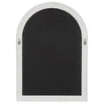 thumbnail image 2 of White Washed Mirror with Arched Panel Window Design, 2 of 5