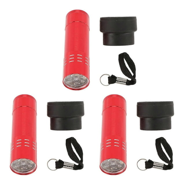 Pack of 3 egg candling testers for monitoring egg development, soft and bright lighting, no heat damage.
