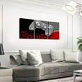 thumbnail image 3 of Gamer Canvas Wall Art Set of 3,Red and Black Gaming Artwork Posters Grey Video Game Room Decor Bathroom Pictures Wall Decor, 3 of 6