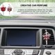 thumbnail image 4 of 2 piezas niñas en forma de ambientador de aire de coche difusor de perfume de coche Clip decoración de coche, 4 of 6