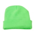 thumbnail image 2 of Holzkary Winter Hats for Men Women Fleece Lined Beanie Warm Cuffed Soft Knit Outdoor Skull Cap Uni Knitted Hat Autumn and Winter Couple Simple Pullover Hat Green One Size, 2 of 8