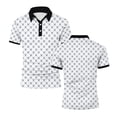 thumbnail image 5 of LIaqionyy Golf Shirts for Men Business Sports Short Sleeve Shirt Mens Lightweight Collared Printed Work Tops, 5 of 6