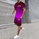 thumbnail image 2 of Playeras Estampadas Para Hombre, Camiseta Holgada Con Estampado De Letras De Ciudad Para Hombre, Conjunto De Ropa Deportiva De Verano, Ropa Deportiva Informal, 2 of 4