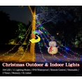 thumbnail image 2 of shiyou-Christmas Decorations Outdoor Star String Lights, 344 LED 11 Lighting Modes Star Christmas Tree Lights Timer & Memory with Re-Mote for Xmas Party Holiday Decor (Warm White to Multicolor), 2 of 4