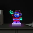 thumbnail image 3 of Northlight LED 3D Santa Claus Christmas Infinity Mirror - 8", 3 of 7