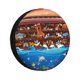 thumbnail image 1 of Fotbe Animals On Noah's Ark2 Funda de Llanta de Repuesto con Estampado, Engrosada, Ajuste Universal para Jeep, Remolque, RV, SUV, Camión-14 inch, 1 of 6