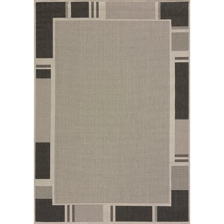 Terrace Patio Rug - United Weavers Solarium Terrace Grey Accent Rug 2'7'' x 4'2''