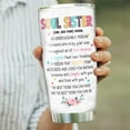 thumbnail image 6 of Soul Sister Gifts for Women, Funny Sisters Gifts Tumbler, Best Friends/Friendship Gifts, Birthday Gifts, Bestie Gifts, Chirstmas Thanksgiving Gifts Mug 20oz, 6 of 6