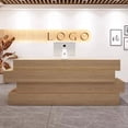 thumbnail image 2 of Information Office Reception Desks Store Supermarket Hotel Nails Standing Reception Desk Mesa Escritorio Home Bar Furniture My Lux Decor Round, 2 of 10