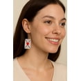 thumbnail image 2 of RubyLee Elegance Love Letter Envelope Dangle Earrings for Women, 2 of 5