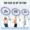 thumbnail image 3 of 65inch 32 Knots Plus Size Quiet Weighted Hula Infinity Fitness Detachable Hoops, Smart Noiseless Infinity Hula for Women, 2 in 1 Waist and Abdominal Workout Equipment at Home, 3 of 8