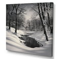 thumbnail image 2 of Designart "Wonderland Of Winter Scenery I" Winter Landscape Canvas Prints, 2 of 7