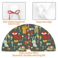 thumbnail image 4 of Sikiie Cute Animal Forest 30-48 inches {designName} Print Christmas Tree Skirt Snowman Xmas Tree Skirt with Edge Christmas Decorations for Holiday Party30", 4 of 7