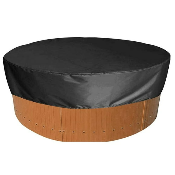 Round Swimming Pool Cover Swimming Pool Solar Cover for Swimming Pool,190x30cm Black