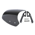 thumbnail image 3 of Negro Parabrisas Para Moto Ajustable Motocicleta Extensión Parabrisas Para, 3 of 9