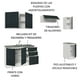 thumbnail image 3 of Cocina Integral Modular Luna Madesa 240cm con Acessorios BN, 3 of 6