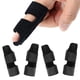 thumbnail image 1 of Férula para dedo, férula universal para dedo en gatillo para aliviar el dolor de artritis/rotura y esguince, férula para dedo en gatillo (paquete de 4, negra), 1 of 5
