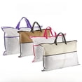 thumbnail image 5 of Bolsa de mano no tejida, bolsa de embalaje con cremallera para textiles para el hogar, bolsa de almacenamiento a prueba de polvo de almohada de PVC transparente para coser, 5 of 5