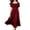 A135 Wine, variant on Women's Renaissance Peasant Dress Short Puff Sleeve Square Neck Lace Up Corset Vintage Medieval Irish Wench Maxi Dress for Halloween Cosplay Festival