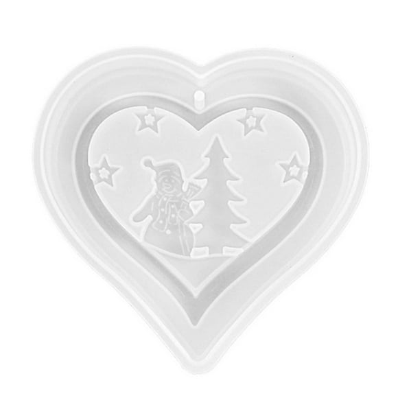 Christmas Decor Resin Molds Silicone Merry Christmas Silicone Jewelry Casting Mold Resin Epoxy Mould Craft Decor Tool