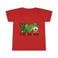 thumbnail image 2 of Peace Love Irish Toddler T-shirt, 2 of 3