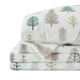 thumbnail image 6 of Great Bay Home Printed Velvet Plush Warm and Cozy Fleece Sheet Set  (Queen, Trees), 6 of 6