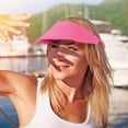 thumbnail image 7 of 3PCS Women Sun Visors Solid String Sun Visor Hat Foam Adjustable Soft Visors Womens Golf Tennis Visor Outdoors, 7 of 7