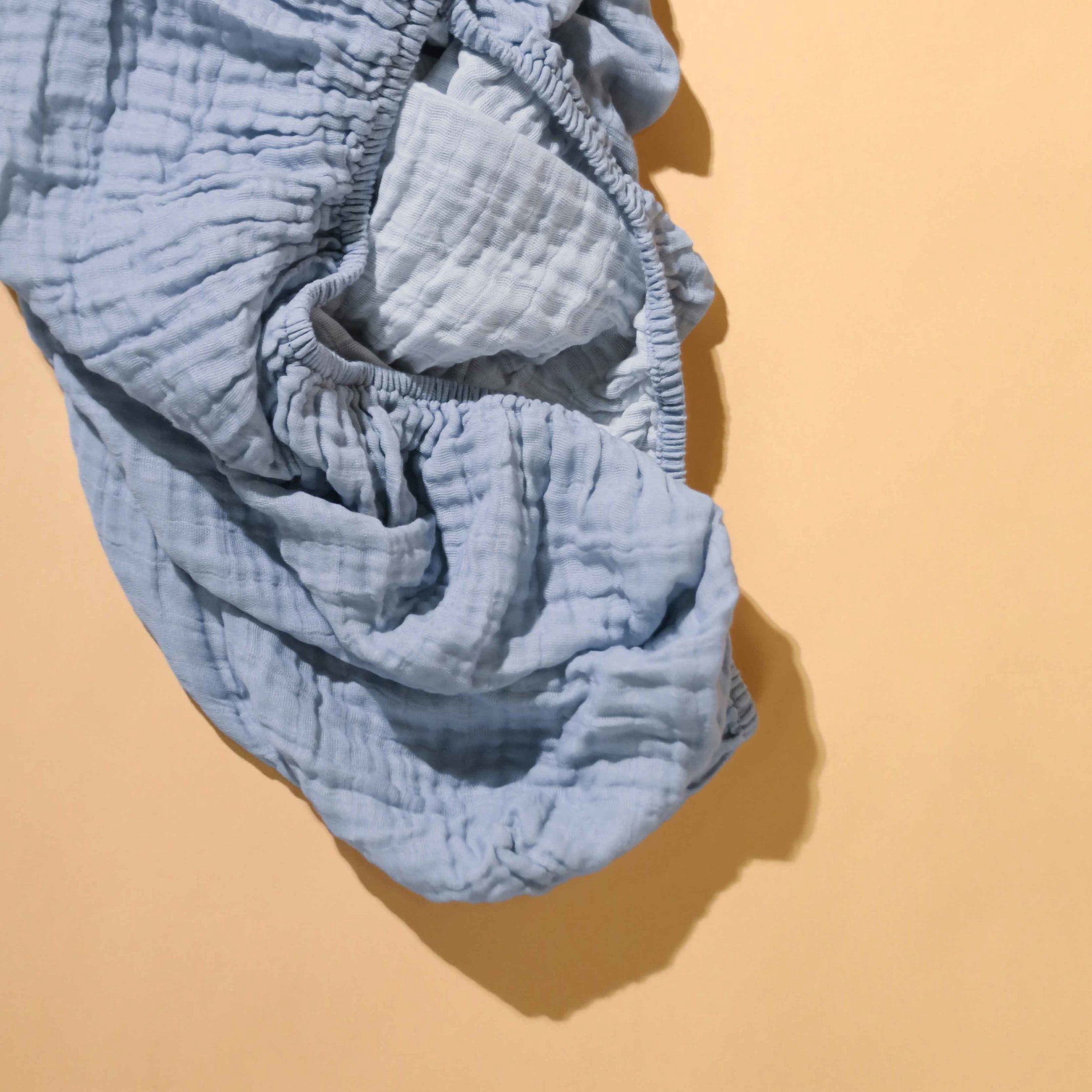 Babyletto Mini Crib Sheet in GOTS Certified Organic Muslin Cotton