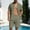 #269-Army Green, variant on Ceisia Mens 2 Piece Linen Blend Mandarin Collar Short Sleeve Shirt and Drawstring Shorts Set Casual Summer Outfit for Men Beach Gray S Gifts for Father