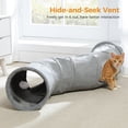 thumbnail image 6 of PAWZ Road Cat Tunnel Collapsible S Shape Play Tunnel Durable Suede Hideaway Toy for Indoor Cats, 6 of 10