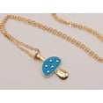 thumbnail image 3 of Mushroom Necklace for women Boho Jewelry Various Colors, 3 of 8