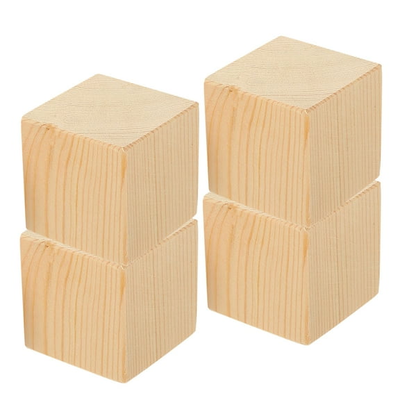 UPOUART Furniture Risers Wood Couch Risers 4Pcs Assorted Color