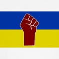 thumbnail image 3 of CafePress - Ukrainian Flag With Fist Baseball Jersey - Kids Cotton Baseball Jersey, 3/4 Sleeve Shirt, 3 of 4