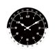 thumbnail image 2 of Reloj de pared moderno, redondo, sencillo, de madera, elegante, silencioso, de 11,69 pulgadas Negro, 2 of 9