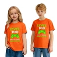 thumbnail image 2 of YUEHUA Toddler 100 Day of School Short Sleeve Shirt for Boys Kid Grils, My Happy 100th Day of School T Shirt, 2 of 7