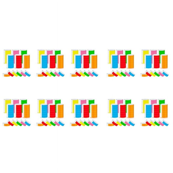 6000Pcs Waterproof Hand Bands Neon Wrist Bands for Events Concert Wristbands Adhesive Wristbands for Party,6000 x Neon wristbands,Multicolor