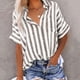 thumbnail image 2 of Camisas de Manga Corta para las Mujeres Impresas Cuello Redondo Blusa Casual, Camisas de Manga Corta para las Mujeres, 2 of 9