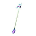 thumbnail image 2 of Dvkptbk Spoons Hangable Stainless Steel Spoon 304 Stainless Steel Ice Spoon Stirring Spoon Cute Little Handle Coffee Spoon Kitchen Gadgets on Clearance, 2 of 2