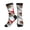 3 Black, variant on Women's Men's Mexican Flag Independence Day Colorful Novelty Pattern Crew Athletic Socks