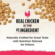 Purina Kitten Chow Naturals, Indoor Dry Kitten Food, Chicken, 6.3 lb Bag