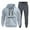 Gray, variant on Casual Tracksuits For Men Sport Suit Men's Two Piece Sports Hooded Sweatshirt Jogging Pants Set Long Sleeve Hooded Set Running Jogging Sport Suit Sets Fall Winter Outfit