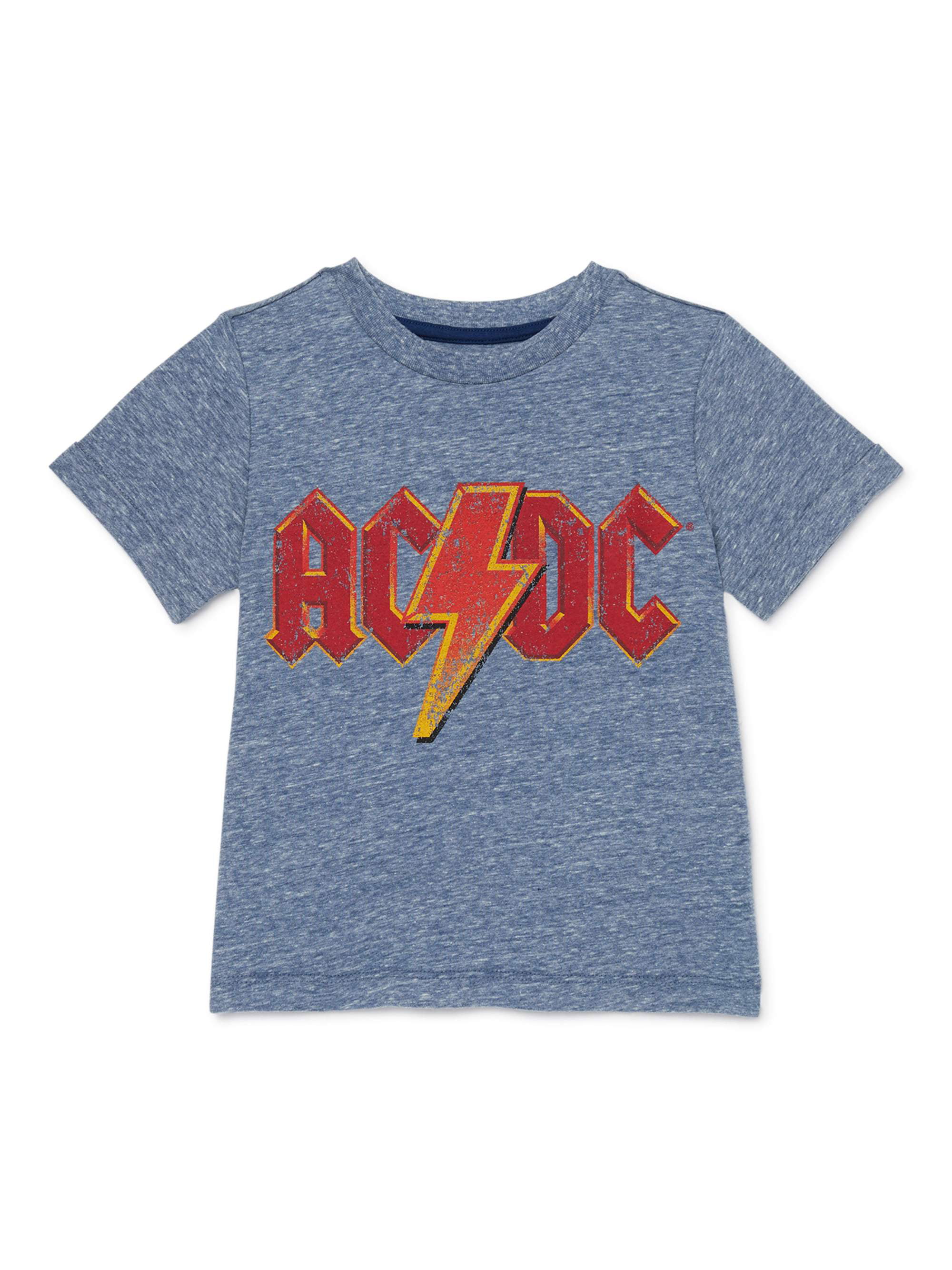 Ac/Dc Toddler T Shirt Horns Band Logo New Official Black 12 Months To 5 Yrs Size 3 Years